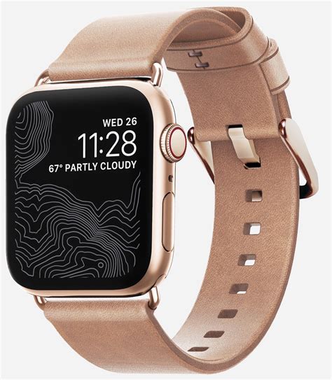 thin gold apple watch band